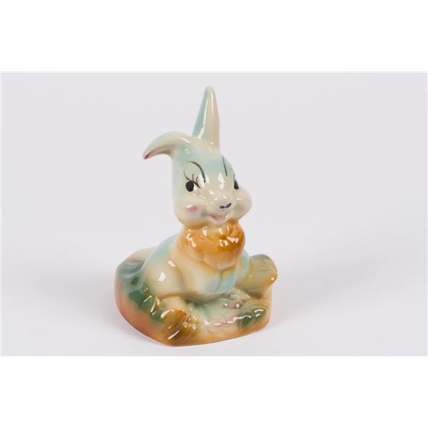 A 1950s Bambi Thumper Ceramic Lamp Base.