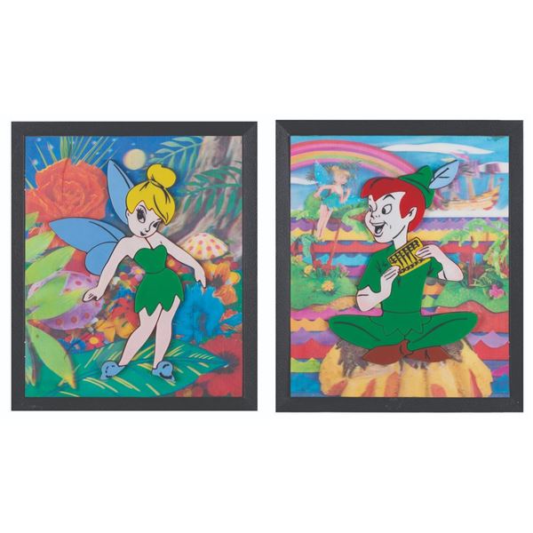A Pair of "Peter Pan" 3D Lenticular Puzzles.