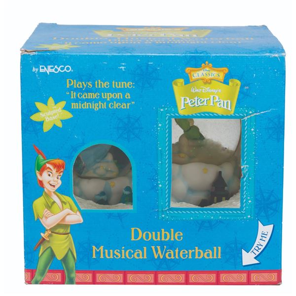 A "Peter Pan" Double Musical Waterball.