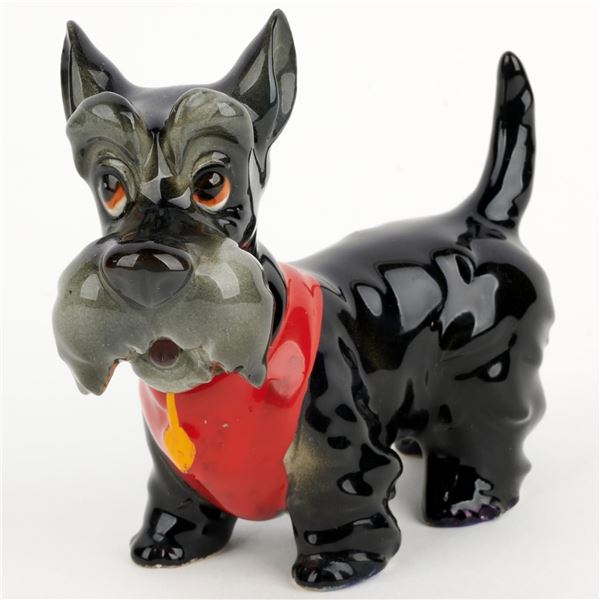 A "Lady and the Tramp" Jock Ceramic Figurine.
