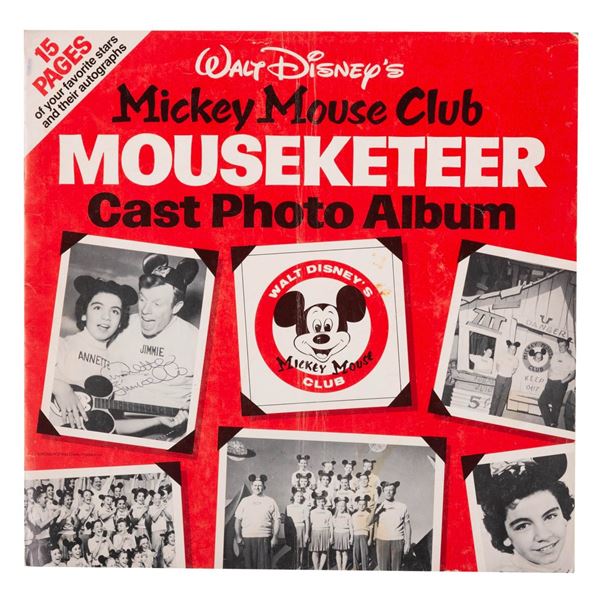 A Signed Walt Disney's Mouseketeer Cast Photo Album