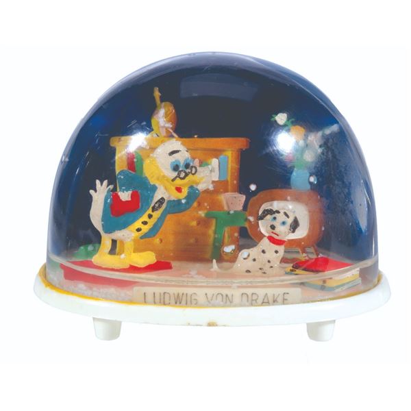 A Ludwig Von Drake Snow Globe by Marx.