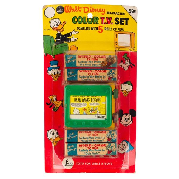 A Walt Disney Character Color T.V. Set Toy.