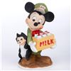Image 1 : A Milkman Mickey Mouse & Figaro Ceramic Figurine.