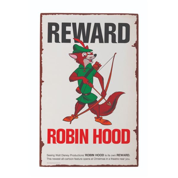 A 1973 "Robin Hood" Mini-Poster.