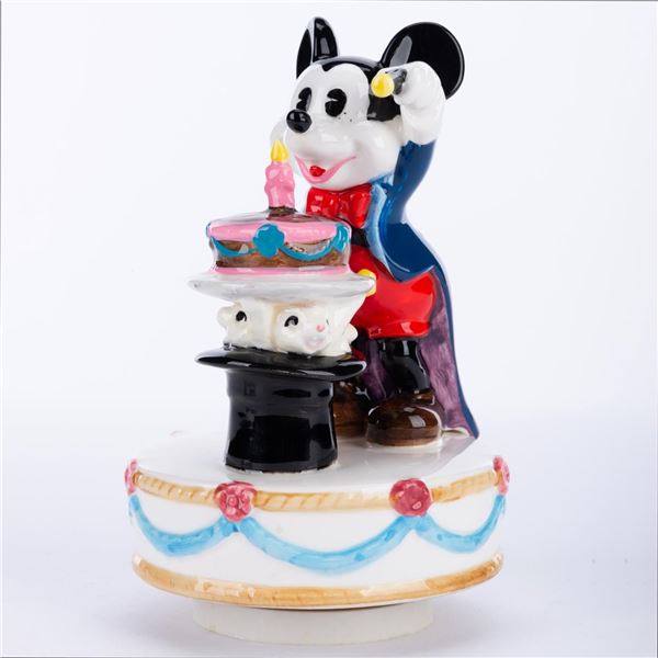 A Mickey Mouse Musical Figurine by Schmid.