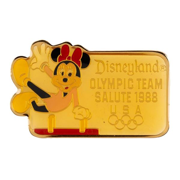 A Minnie Mouse Olympic Gymnastics Pin.