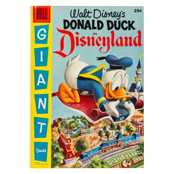 A 1955 Donald Duck in Disneyland Comic Book.