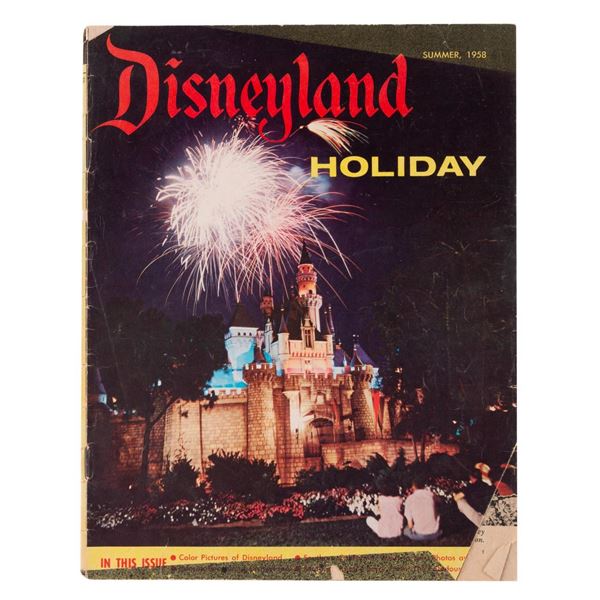 A Summer 1958 Disneyland Holiday Magazine.