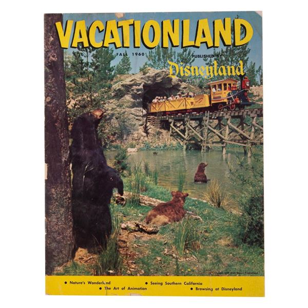 A Fall 1960 Disneyland Vacationland Magazine.