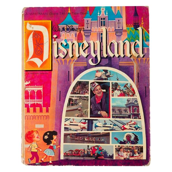 A Walt Disney's Disneyland Whitman Giant Tell-A-Tale Book.