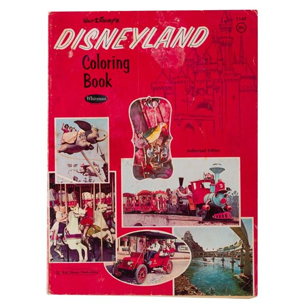 A 1965 Disneyland Coloring Book.