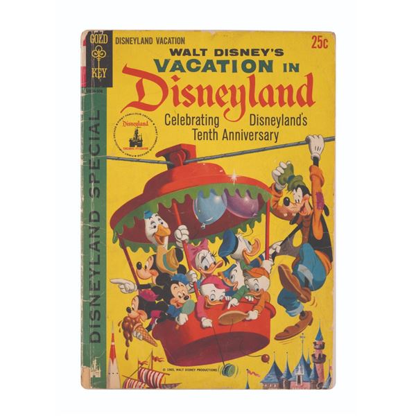 A Walt Disney's Vacation in Disneyland Comic Book.