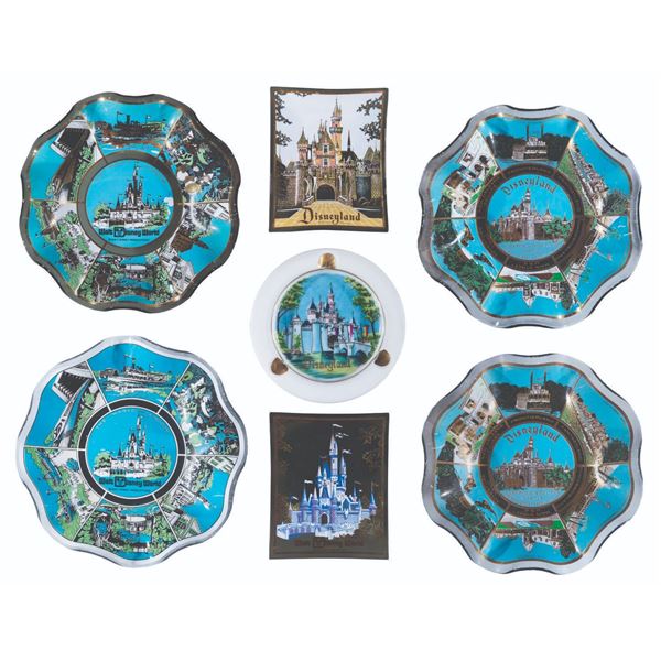 A Collection of Disneyland and Walt Disney World Trays.