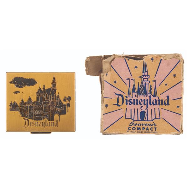 An Early Disneyland Compact with Box.