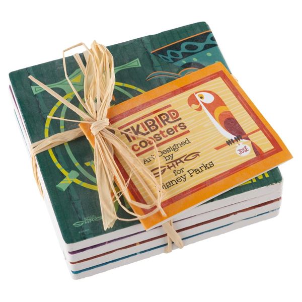 A Set of SHAG Tiki Room 50th Anniversary Coasters.