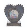 Image 1 : A Silver Heart-Shaped Tinker Bell Clock.