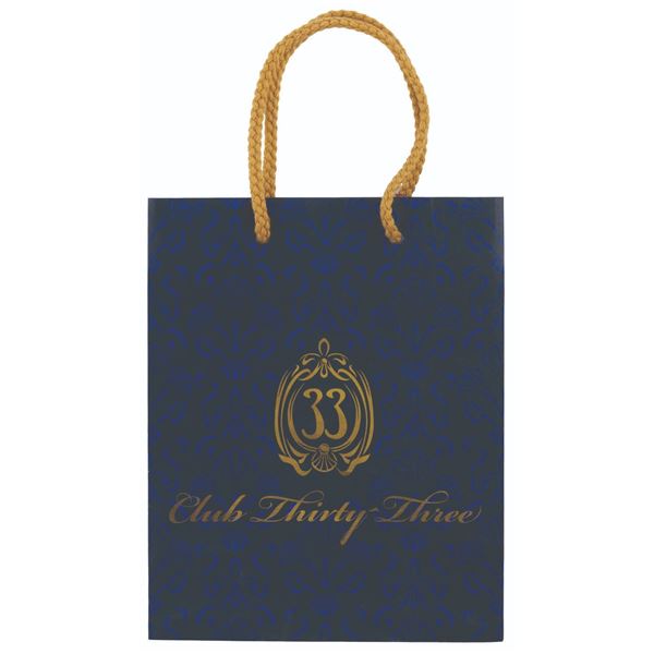 A Club 33 Logo Shopping Bag.
