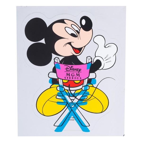 A Disney-MGM Studios Mickey Mouse Decal.