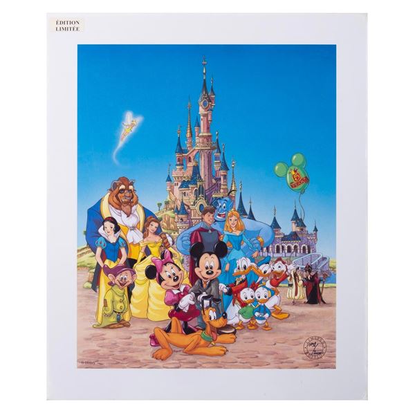 A Disneyland Paris 5th Anniversary Print.