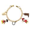 Image 1 : A Mickey and Minnie Cowboy Charm Bracelet.