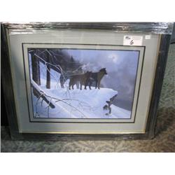 Framed Print, Moon Shadows By Rod Tribiger