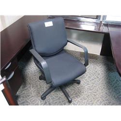 Black Mid Back Tilter Chair