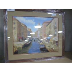 Framed Print, View From The Bridge