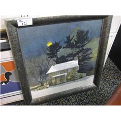 Framed Print, Moon Shadow