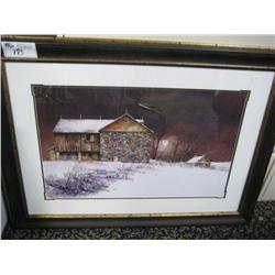 Framed Print, Full Moon
