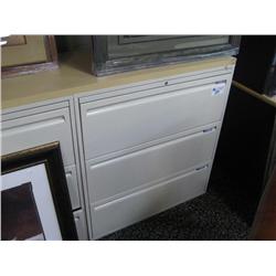 Haworth 3 Drw. Lateral File Cabinet