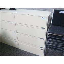 Beige 4 Drw. Lateral File Cabinet