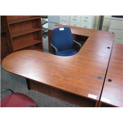Cherry U-Shaped Executive Suite
