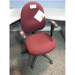 Global Burgundy Multi Lever Task Chair