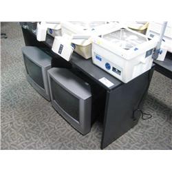 Dark Grey Computer Table