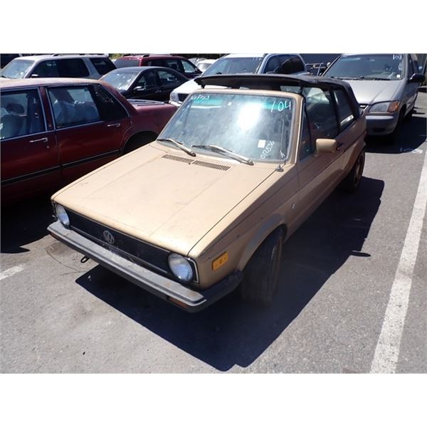 1984 Volkswagen Rabbit