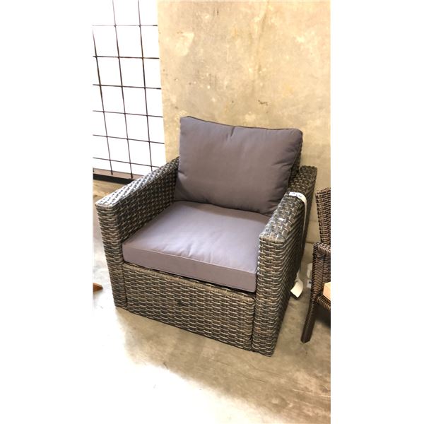 GREY PATIOFLARE WHITNEY CHAIR WITH CUSHION *IN BOX*