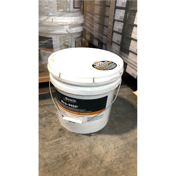 4 BUCKETS OF BOSTIK PRO-MSP 4 GAL HARDWOOD ADHESIVE