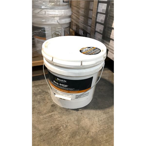 4 BUCKETS OF BOSTIK PRO-MSP 4 GAL HARDWOOD ADHESIVE