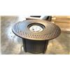 Image 2 : ANTIQUE BRONZE - PARAMOUNT OVAL FIRE PIT TABLE -  MDL:FP-450 *IN BOX*