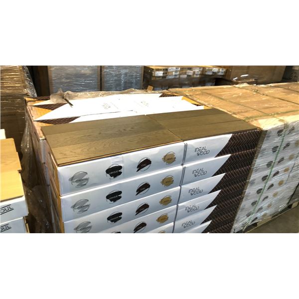 1,049.6 SQ FT OF IDEALWOOD LAVAUX OAK STANDARD PLANK ENGINEERED REAL WOOD FLOORING