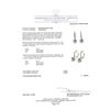 Image 3 : 14kt YG Dia Clover Dangle Earrings