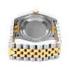 Image 8 : Rolex Mens Two Tone Sapphire Quickset Cream Arabic Dial Datejust With Rolex Box