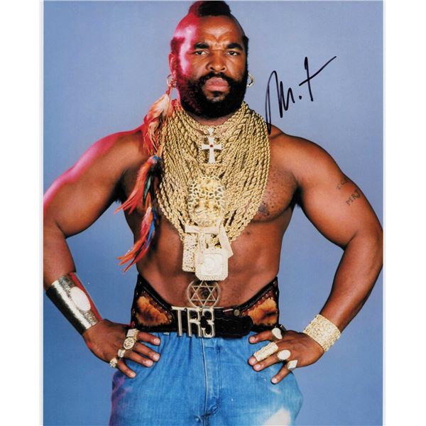 Mr.T signed photo