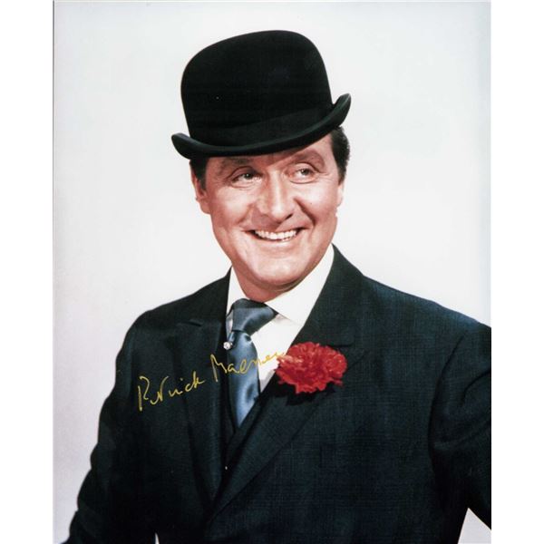 Patrick Macnee signed photo