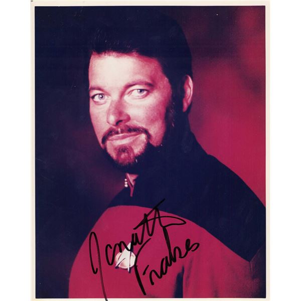 Jonathan Frakes signed photo Star Trek