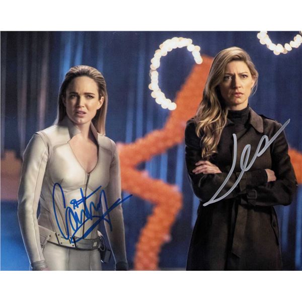 Caity Lotz/Jes Macallan signed photo