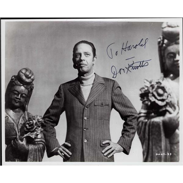 Don Knotts signed vintage photo