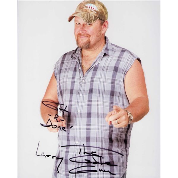 Larry the Cable Guy signed photo