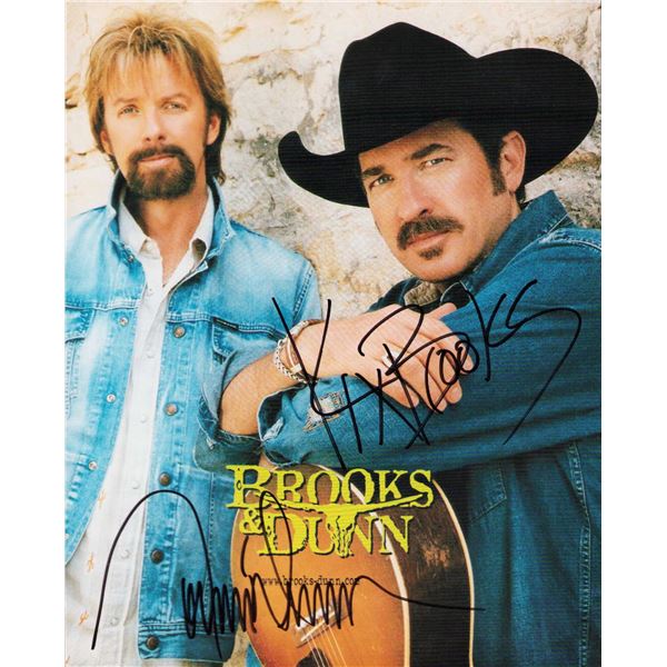 Brooks & Dunn signed photo